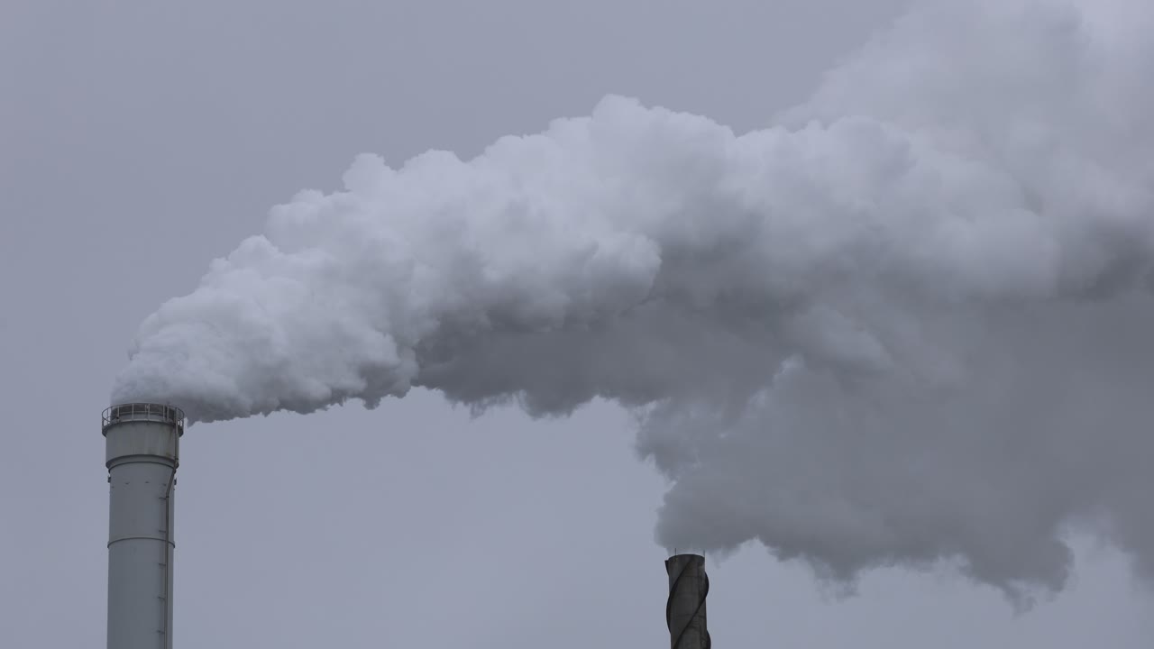 굴 에서 나오는 회색 연기