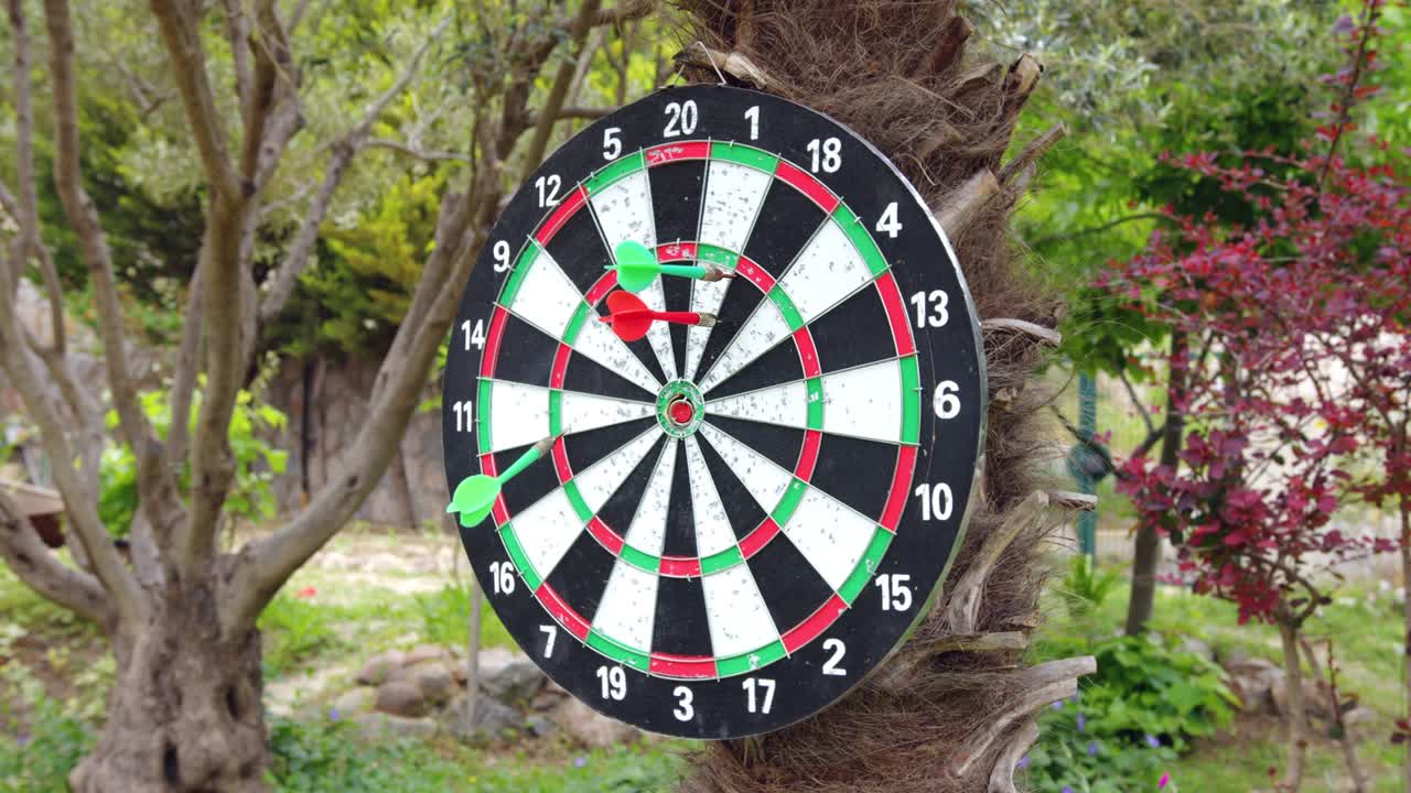 다트 게임 클로즈업