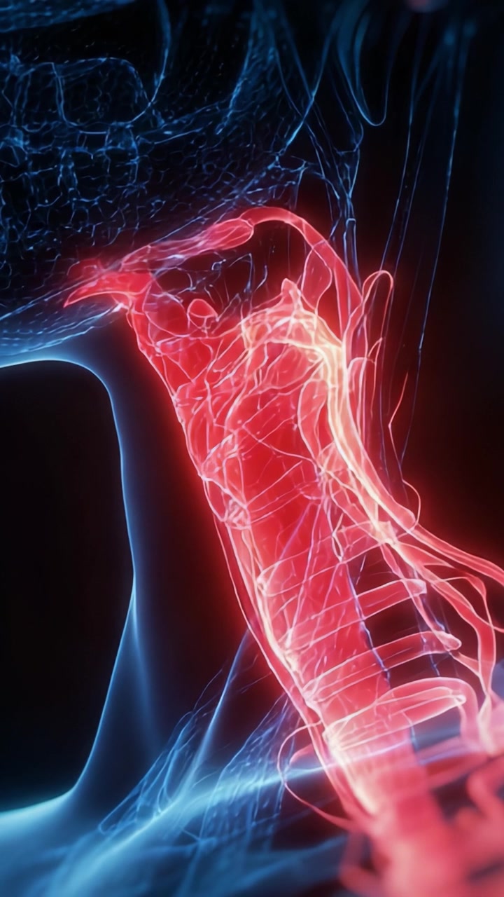 Visualizzazione Anatomica delle Strutture Muscolari e Scheletriche che Evidenzia l'Interazione dei Legamenti e la Meccanica Articolare nel Corpo Umano