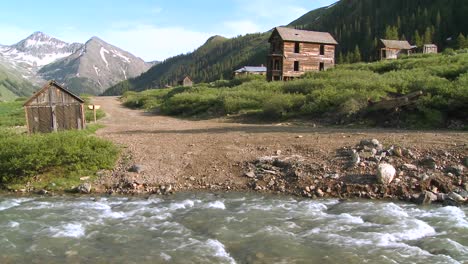 colorado ghost town with river flowing 1