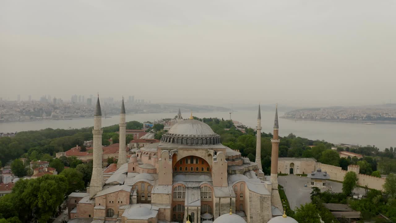 desde hagia sofia hasta galata 4k drone