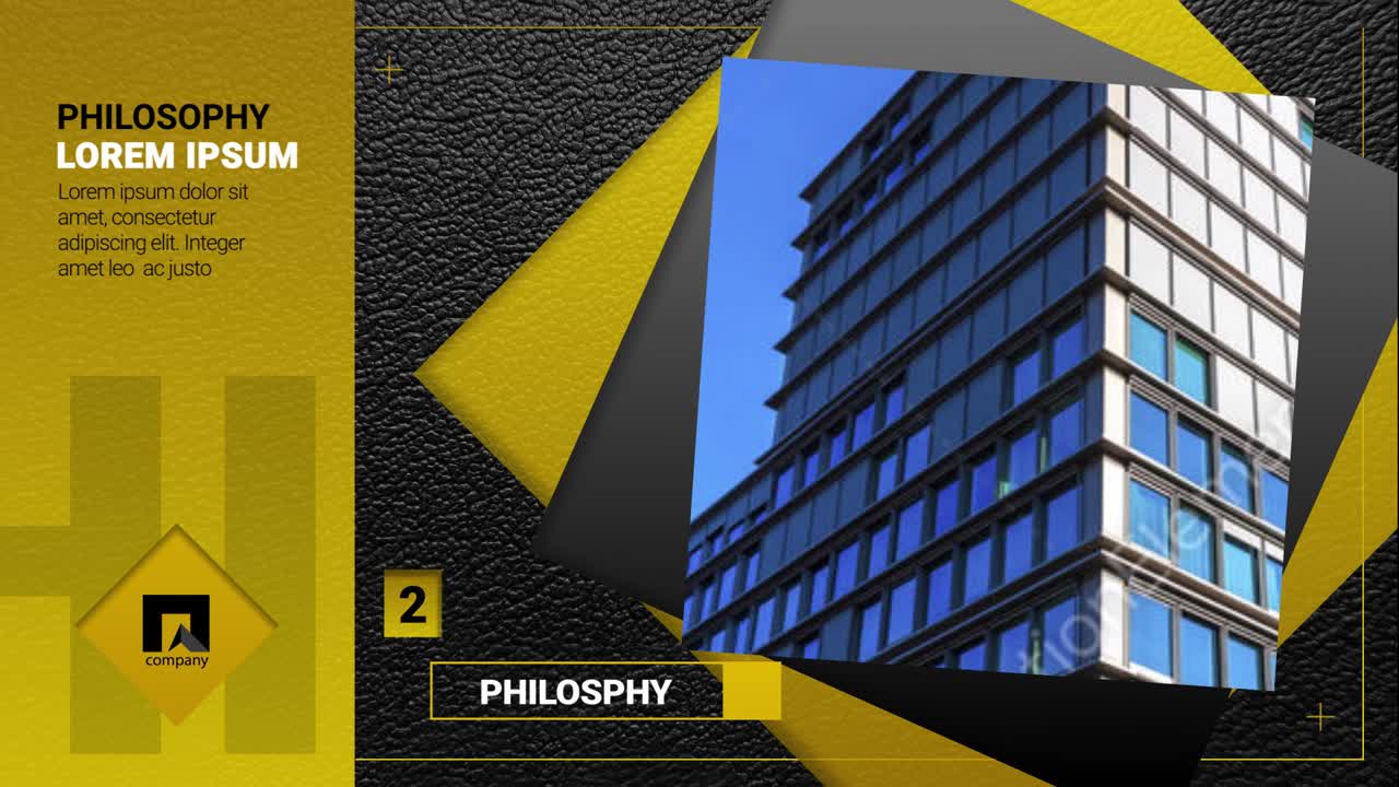 Dynamic Corporate Business Presentation with Modern Infographics and Team