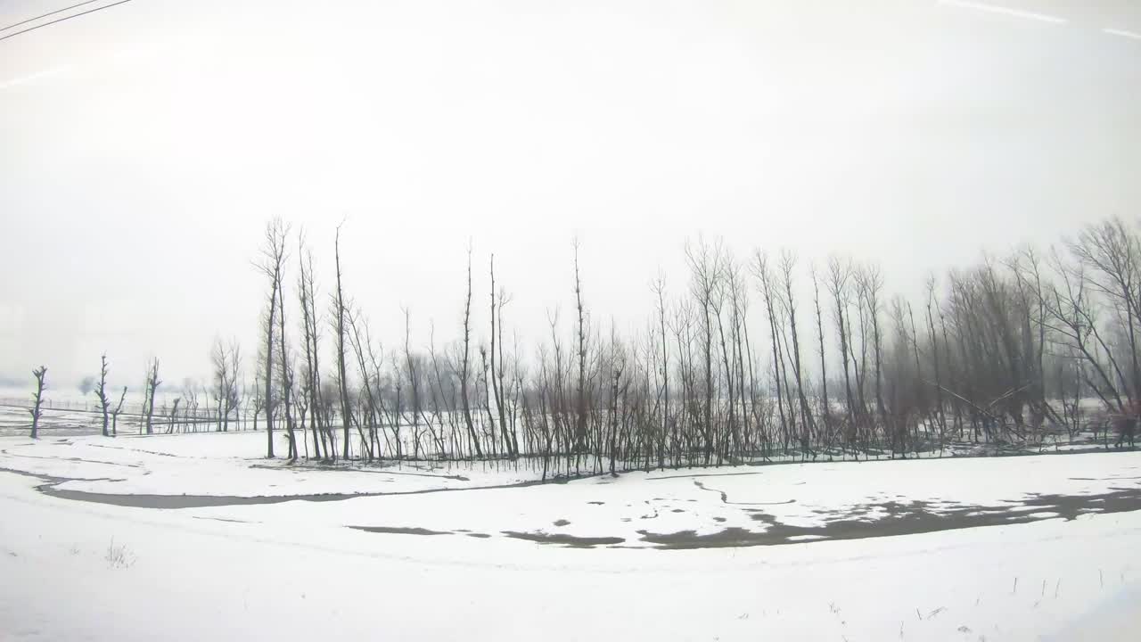 Indian Railway Journey with Snowfall in Kashmir Valley, srinagar, badgam, banihal, anantnag railway station