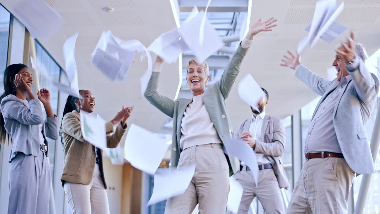 공기, 성공 및 사업 사람 들 의 문서