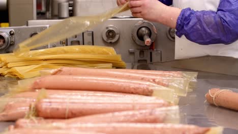 automated sausage packaging line