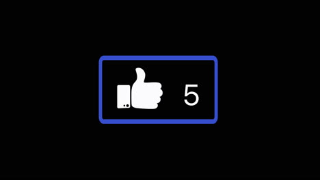pulgar de la mano hacia arriba icono de me gusta de las redes sociales voltear a diez