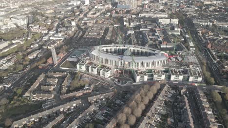 Panoramic-View-Of-The-Under-Construction-New-Children's-Hospital-On-The-Campus-of-St