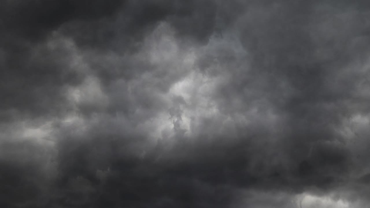 dark sky full of lightning bolts, cloud storm