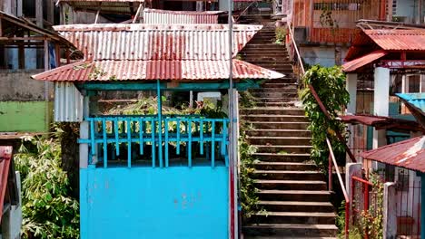 Aérea-Del-Cementerio-Católico-De-Bacuag-En-Surigao,-Filipinas