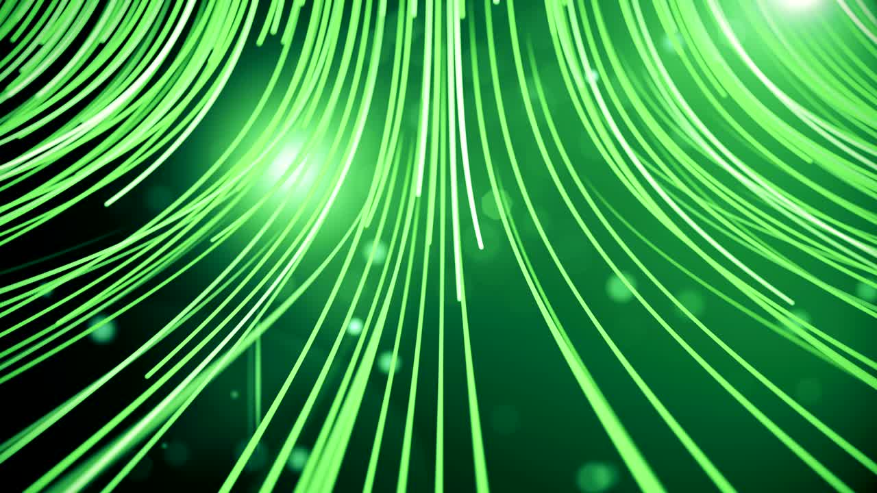 Sfondo astratto continuo con animazione di linee in movimento per rete in fibra ottica. Vedi altre opzioni di colore nel mio portfolio
