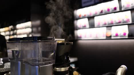 coffee machine brewing in a melbourne cafe