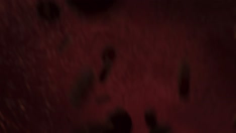 red blood cells traveling through circulatory system - science background