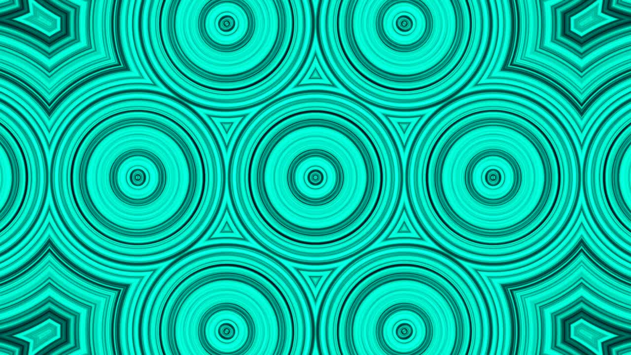 Teal and Turquoise Geometric Pattern