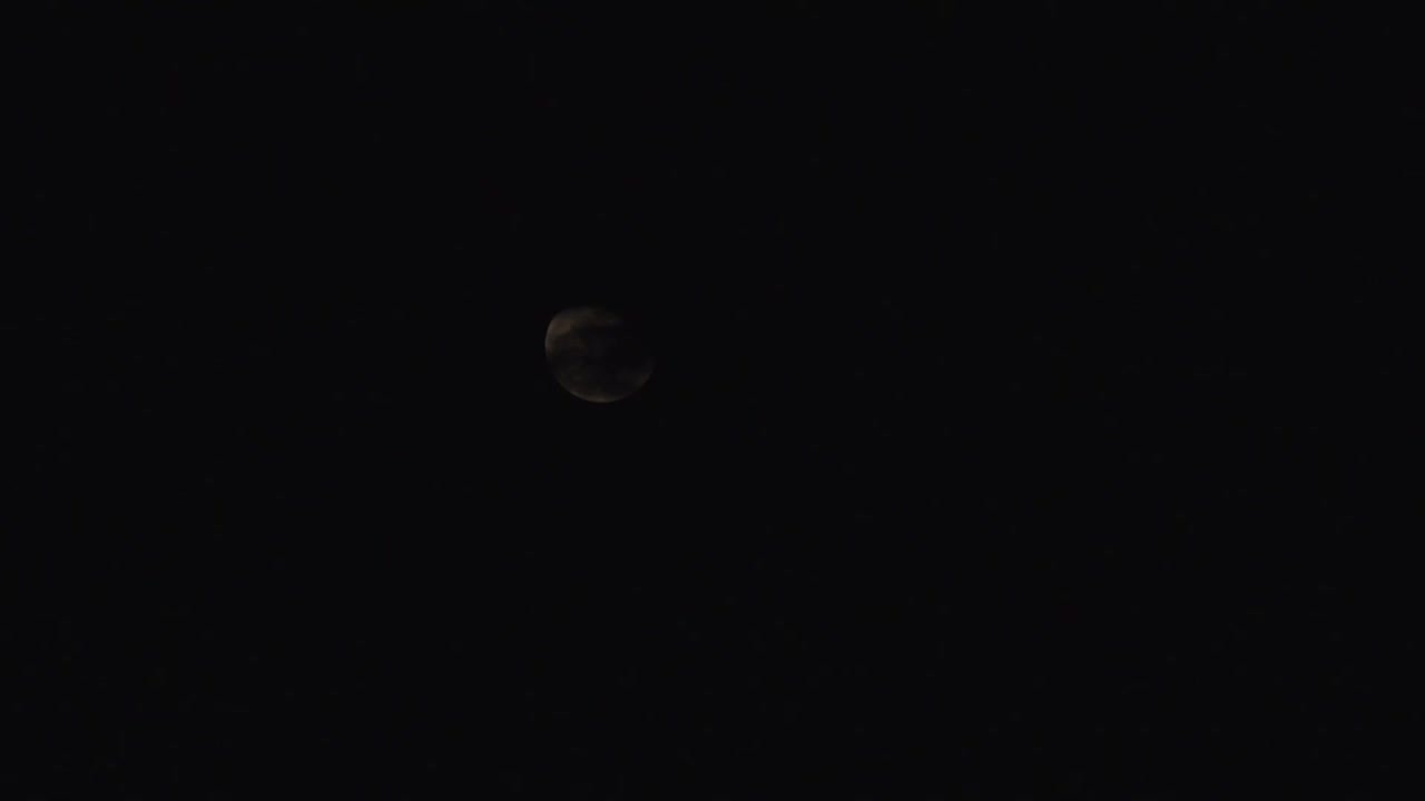 Right with moon and clouds