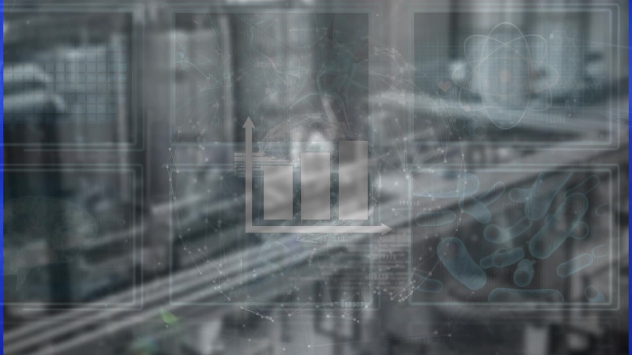 Animation of data processing over warehouse