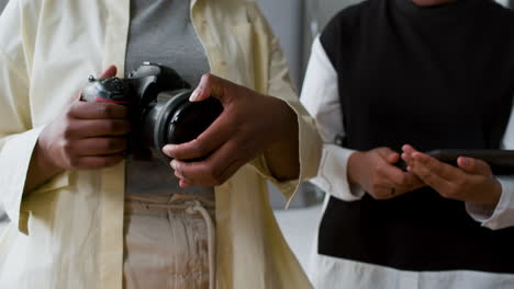 photographers working in studio