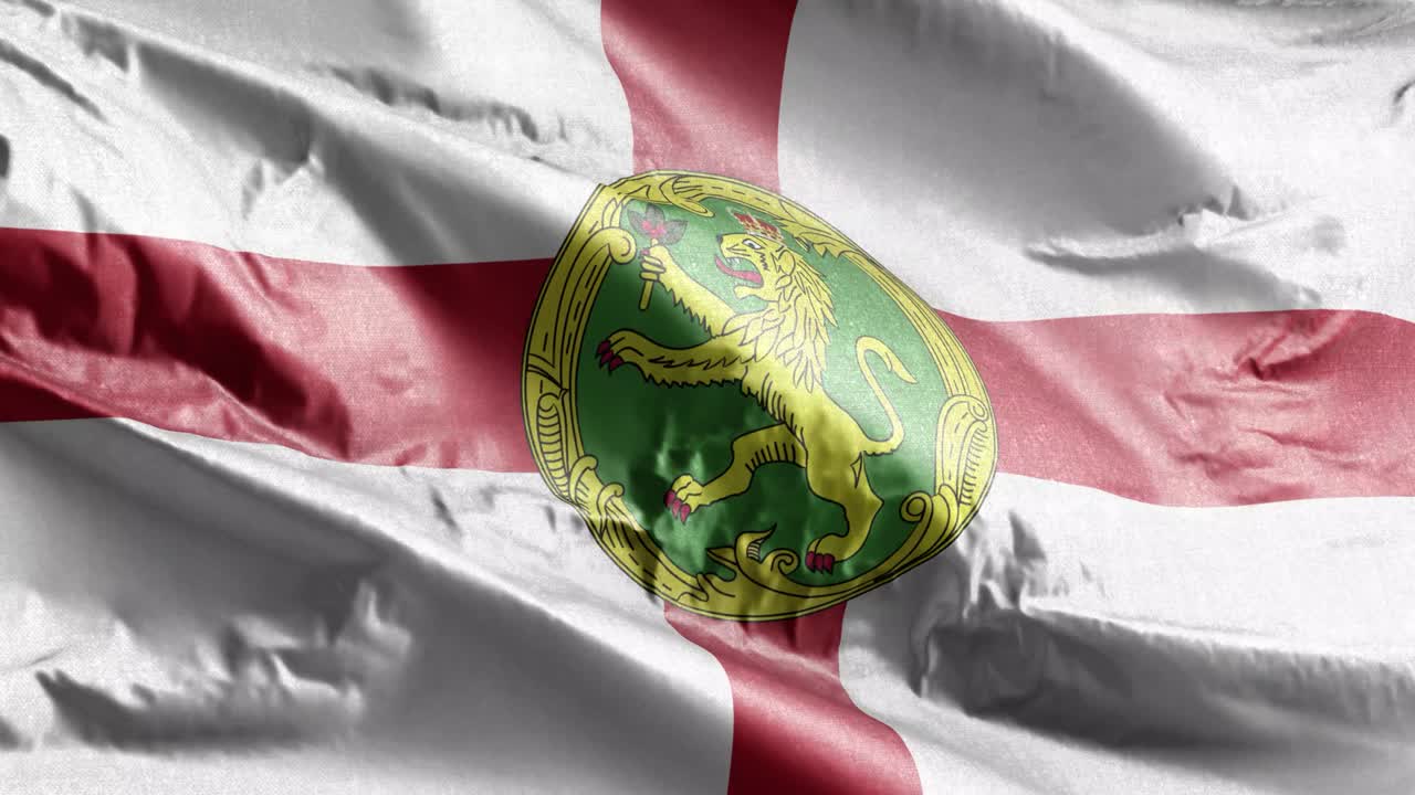 바람의 순환에 alderney 섬유 발을 흔들고, 바람에 alderney 발이 흔들리고, 직물 섬유 조직, 완전한 채우기 배경, 10 초 순환.