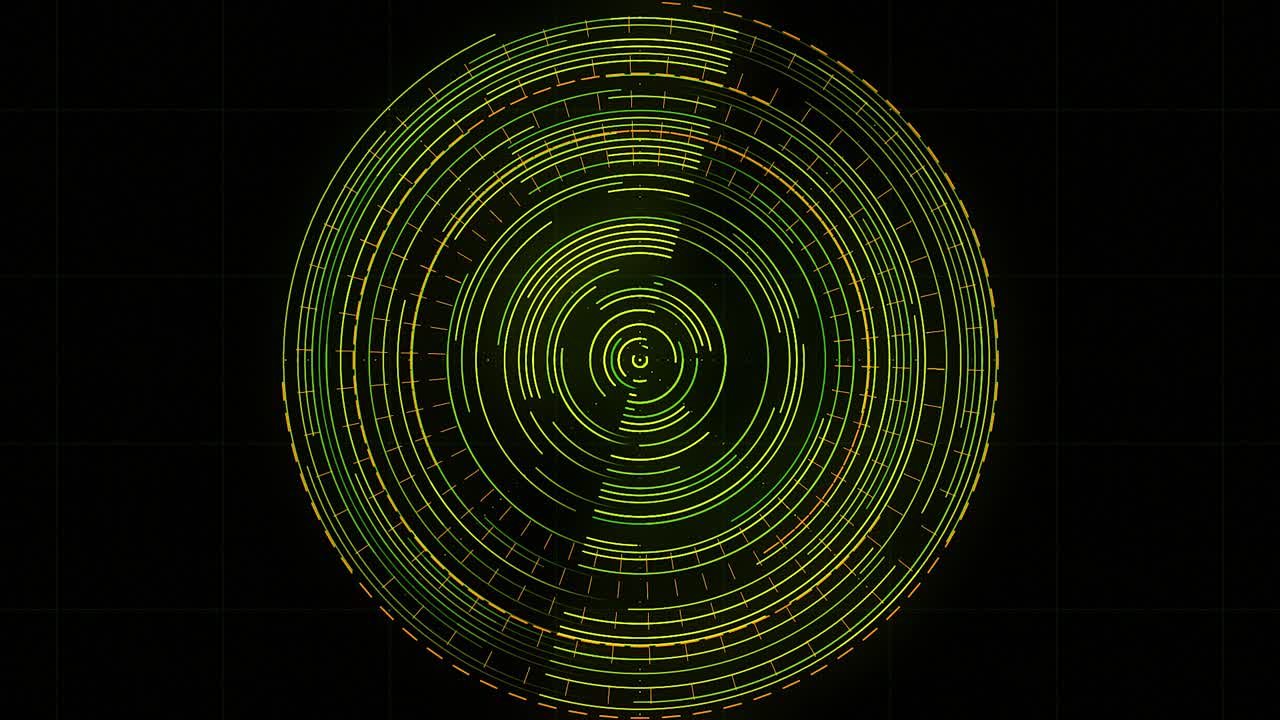 diseño gráfico circular abstracto
