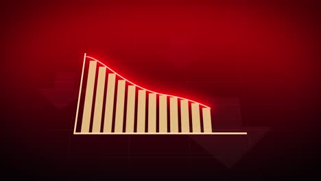 decrease graph chart diagram