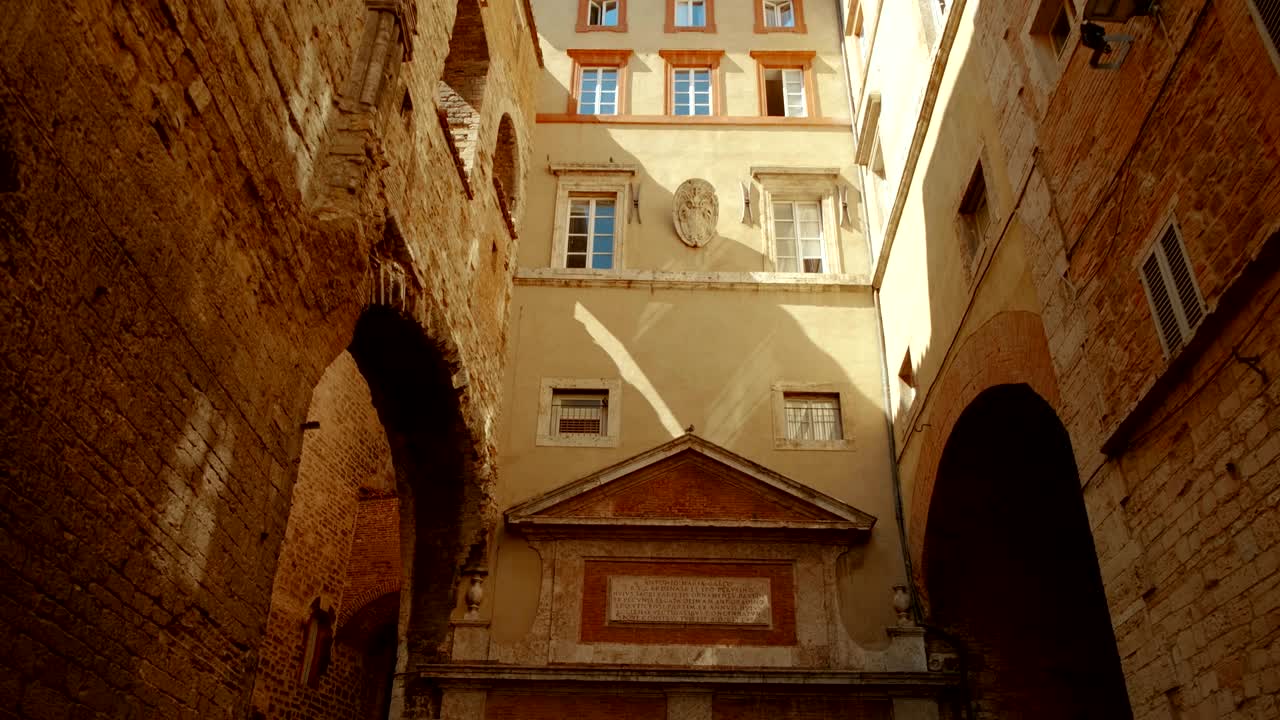 Il centro storico di Perugia, Umbria, Italia