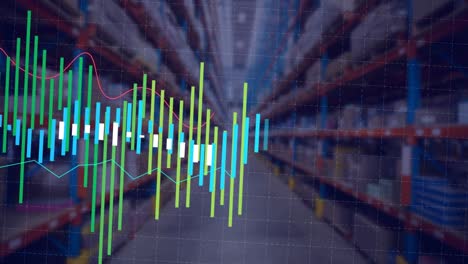 Animation-Der-Finanzdatenverarbeitung-Mit-Statistiken-über-Das-Lager