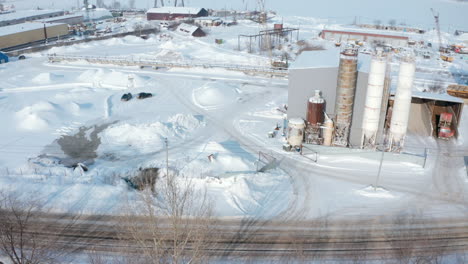 winter concrete plant operation