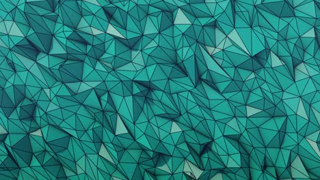 low polygon background loop blue with wire frame