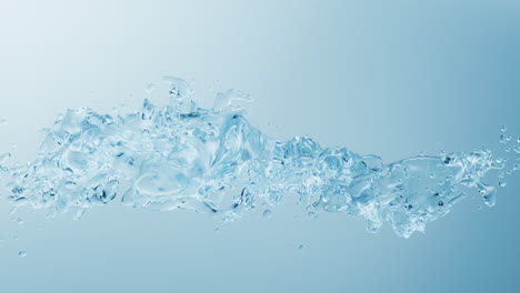 flowing water liquid background, 3d rendering.