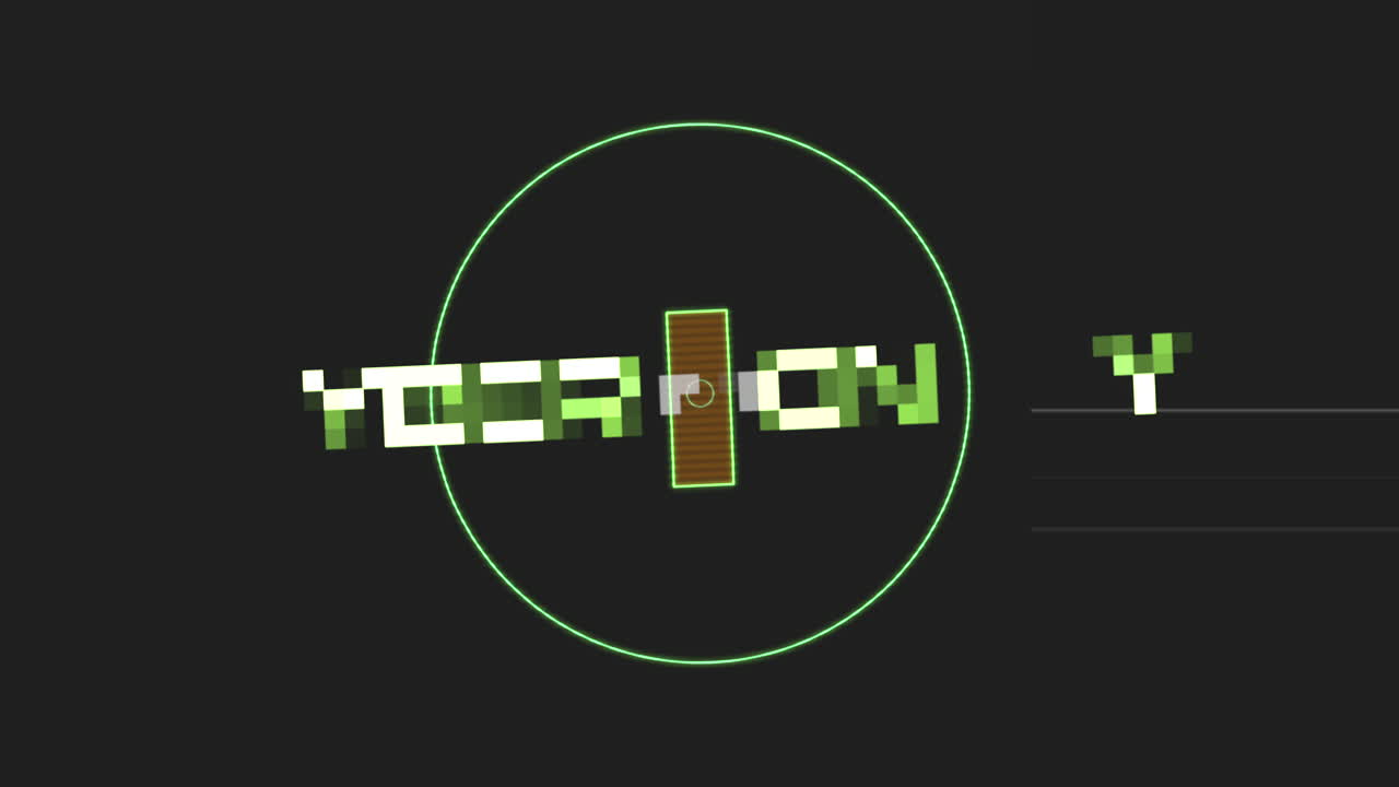 cyber lunes en pantalla digital con elementos de hud y círculos