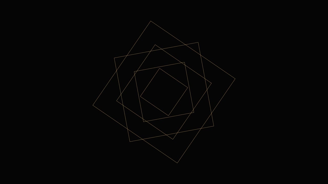 Abstract Motion Graphics Featuring Geometric Shapes and Digital Transitions