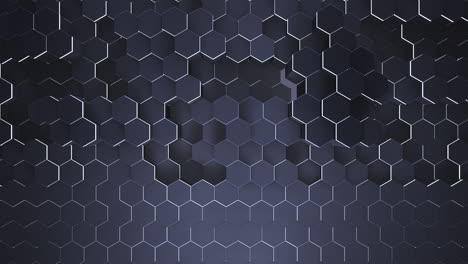 motion dark black hex grid background 12