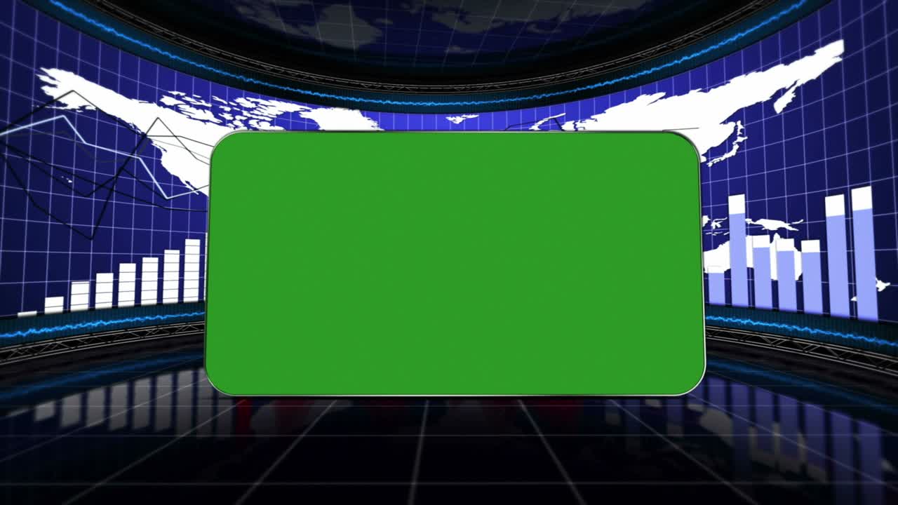 녹색 화면 모니터와 알파 채널, 루프, 4k