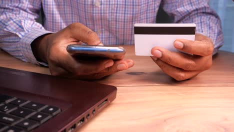 online payment with mobile phone and credit card