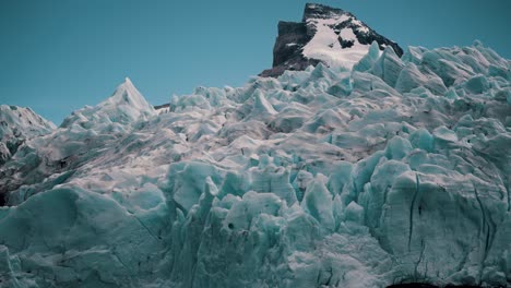 glaciers and icebergs in lago argentino in santa cruz, argentina