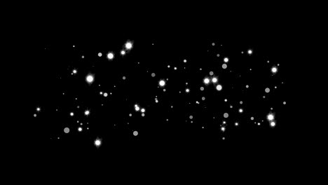 partículas brillantes abstractas en el espacio, fondo abstracto generado por computadora