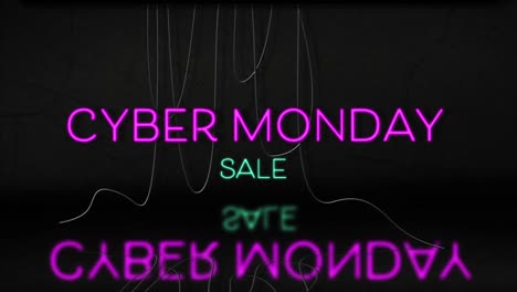 Rosa-Neon-Cyber-Monday-Verkaufstext