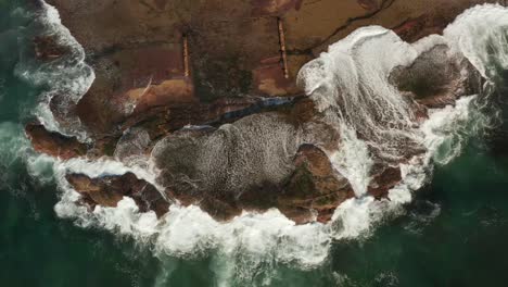 beach and rock textures from around sydney australia