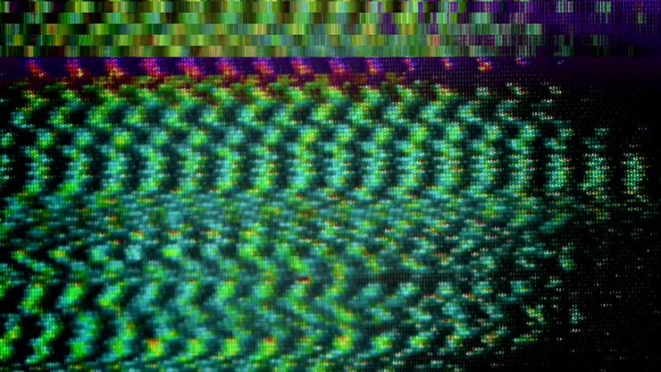 90s retro horror-show 4K Halloween Analogue VHS footage vintage noise loop