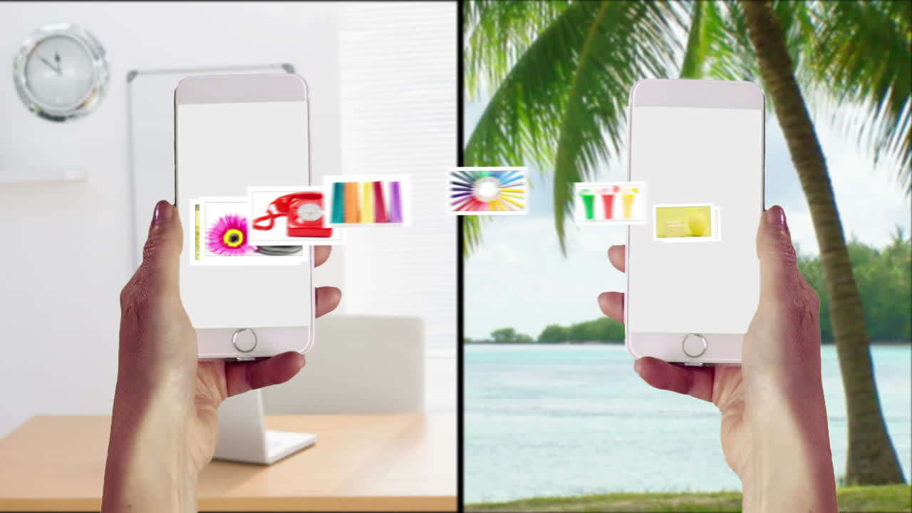 transferir imágenes de un teléfono inteligente a otro