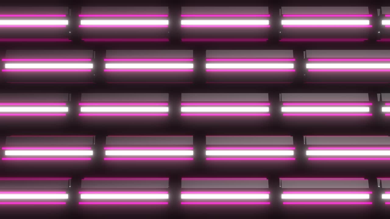 Abstract Neon Pink and White Light Pattern