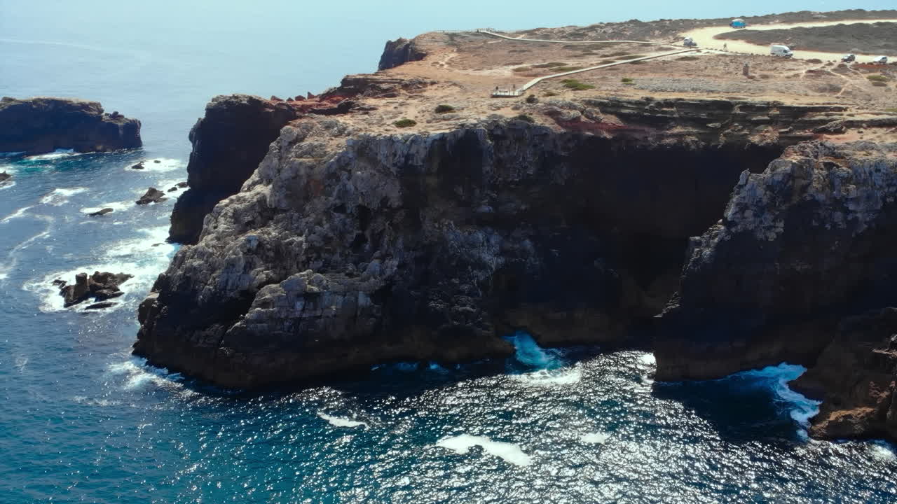 Coastal Cliff Scenery with Ocean Views