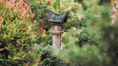 garden decor with lantern