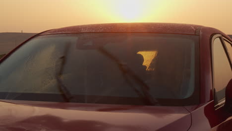 Windshield-washing-for-a-car