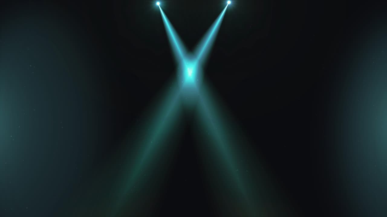 blue spot light stage loop animation