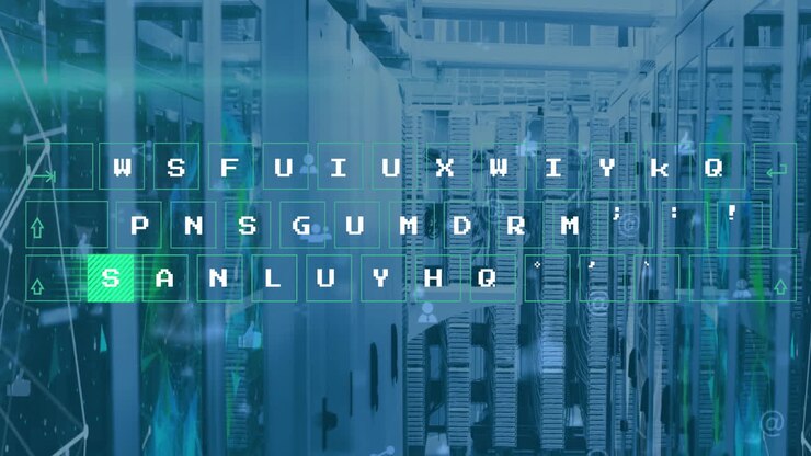 Animation of data processing over computer servers