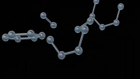 Animation-of-3d-micro-of-network-of-molecules-on-black-background