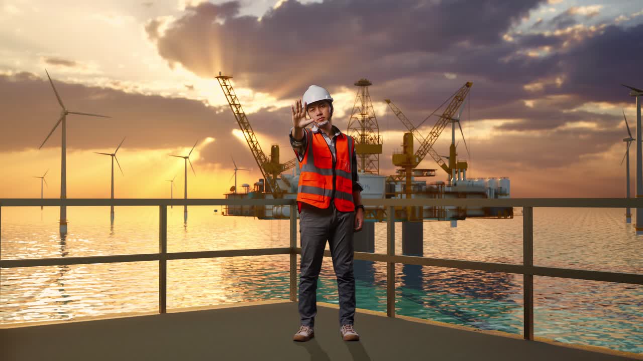 ingeniero en parques eólicos en alta mar