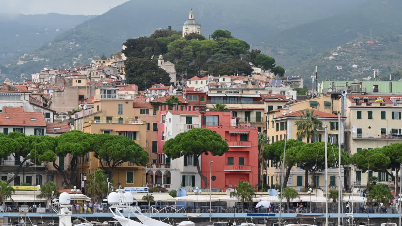 SANREMO, ITALY - 14 SEPTEMBER, 2021: Boats and yachts at the port