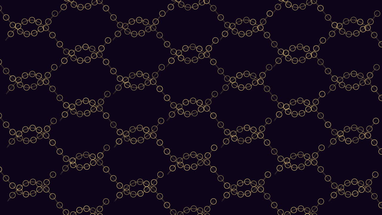 patrón de enlace de cadena negro y azulado con líneas azules