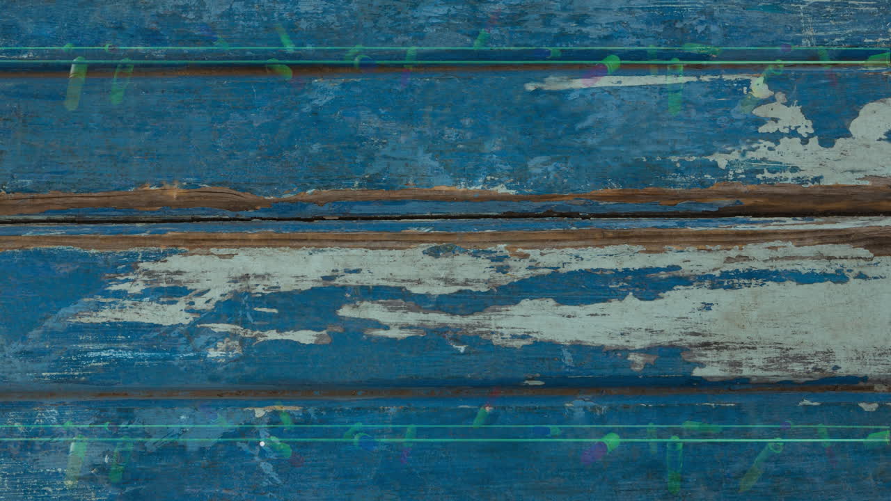 나무 바탕에 복사 공간과 함께 박이는 요정 불빛의 애니메이션